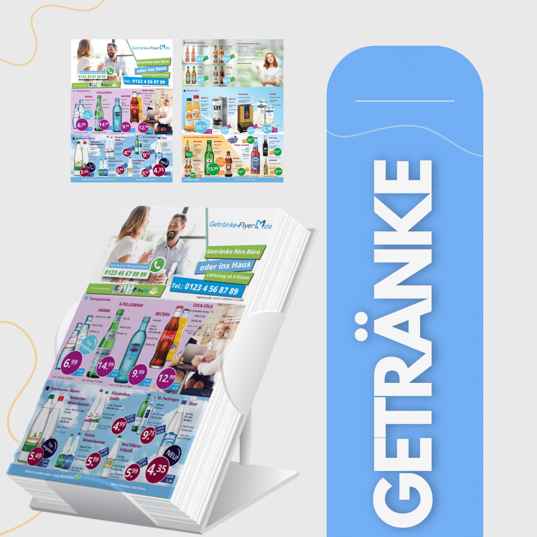 Flyer Getränke